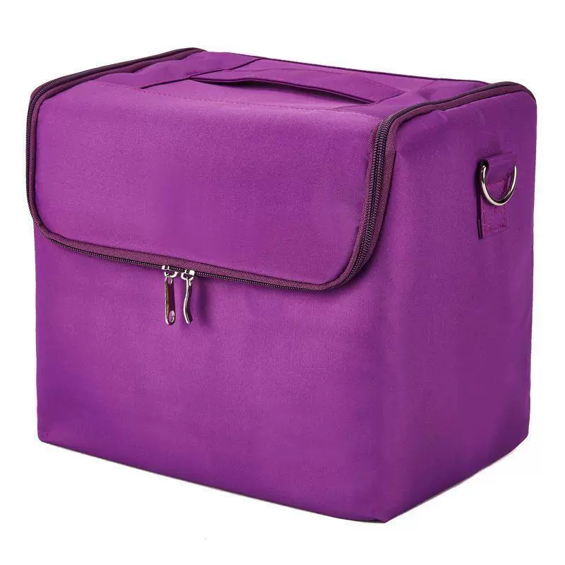 Big handheld capacious organizer bag, cosmetic bag for manicure