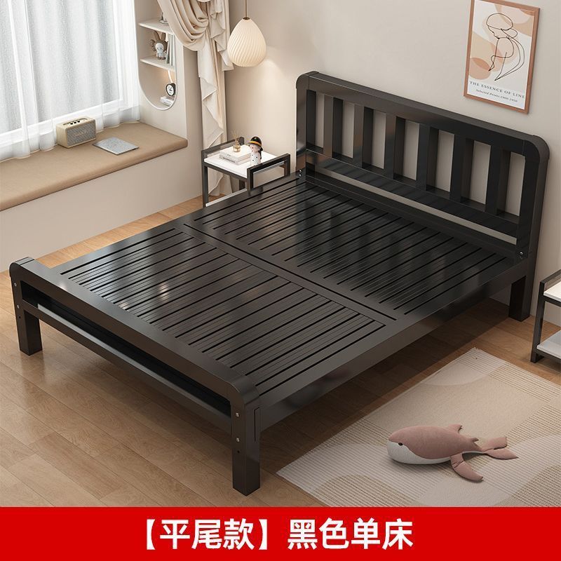 铁艺床加固加厚双人床1.8铁床单人1.0米铁架床现代简约1.5m家用|undefined