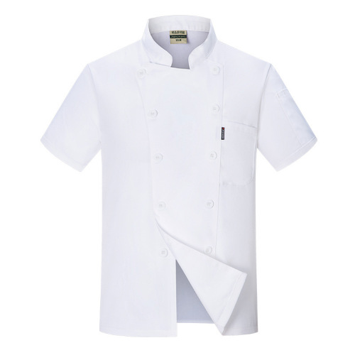 Hotel chef uniform autumn and winter set cake shop bread shop coffee Western restaurant kitchen baker uniform short sleeve