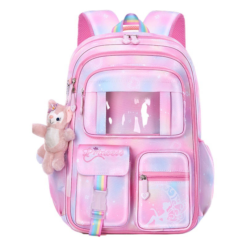 New school bag primary school bag wholesale large capacity burden reduction 1-6 grade fantasy children's shoulder bag