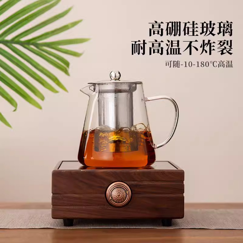 ティーポットお茶を作る家庭用沸騰水 2025 新しいガラスティーセット用品セットシングル茶水分離カップ沸騰ティーポット|undefined