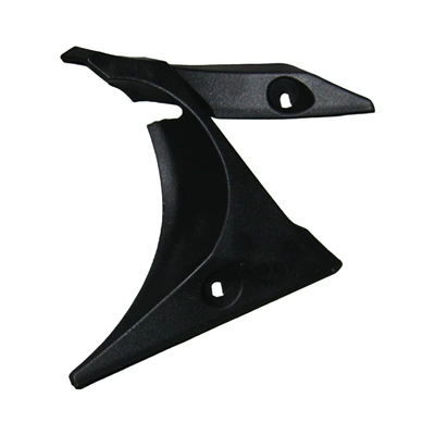 Motorcycle Fender 04-05-06 Model Year, Complete Set - left-small-panel-for-hood-black