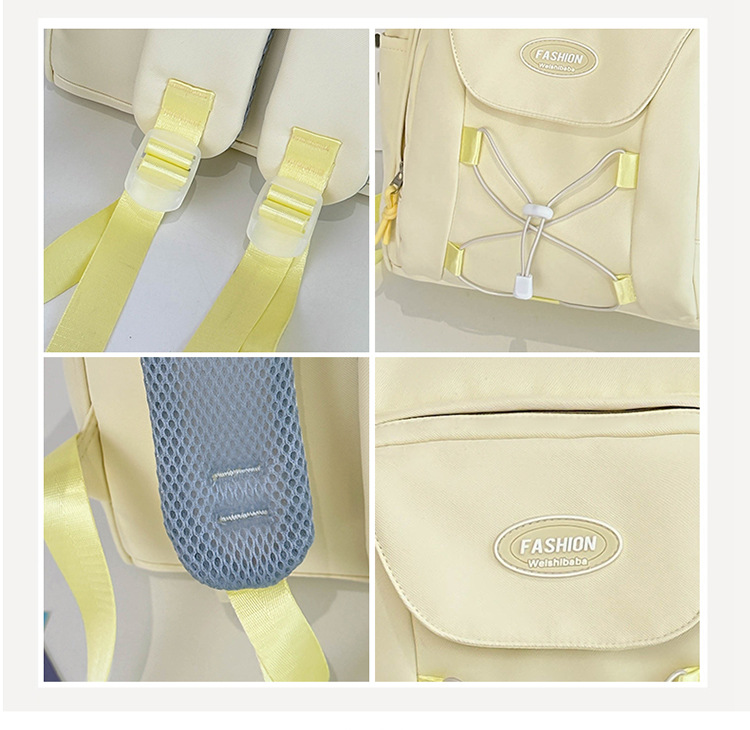 Kids Backpacks High Value Schoolbag Cream Cute Versatile Backpack Junior High School Student Schoolbag Female Dopamine Backpack_voghion.com