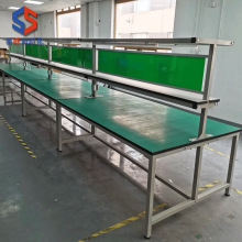 鋁合金防靜電工作台車間生產線裝配打包台鋁型材流水線帶燈操作台