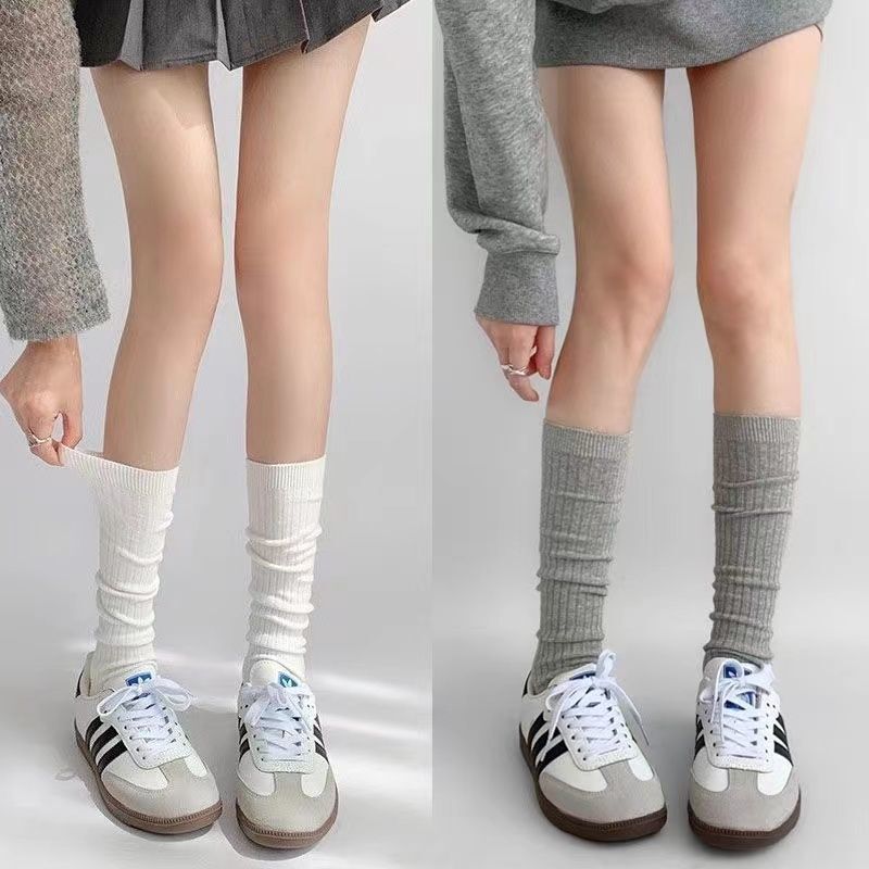 【High Quality】Women's Summer Breathable Vertical Stripe Thin Long Socks Versatile Mid-Calf Socks 【High Quality】Women's Summer Breathable Vertical Stripe Thin Long Socks Versatile Mid-Calf Socks