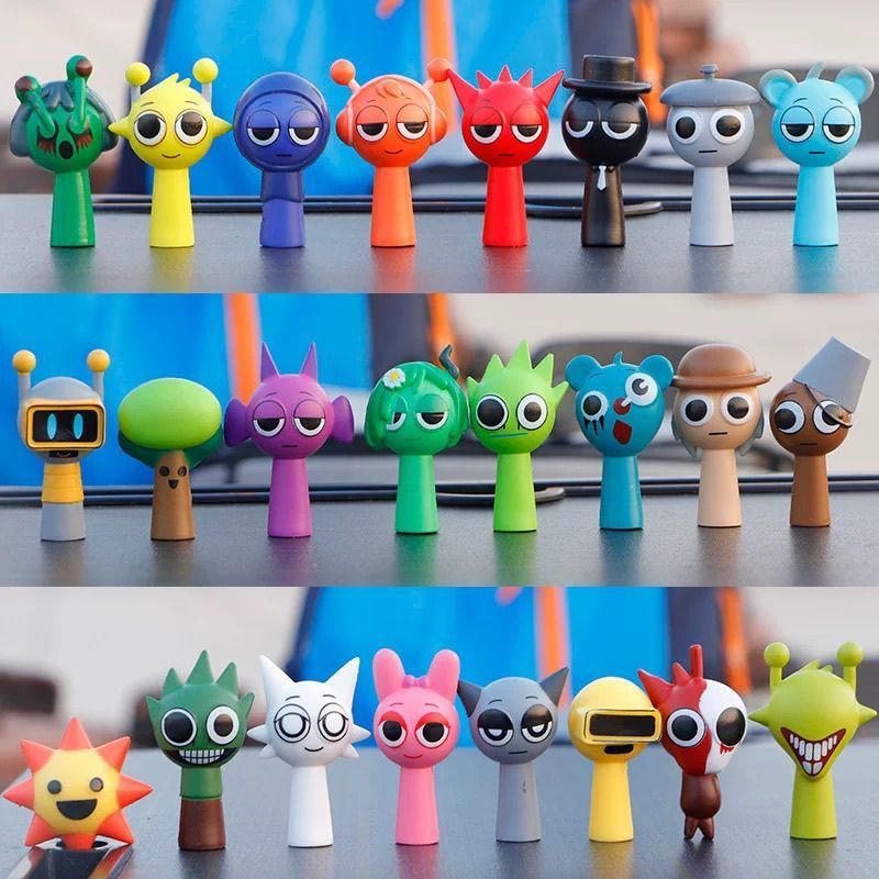 리듬박스 5cm 피규어 랜덤 4개