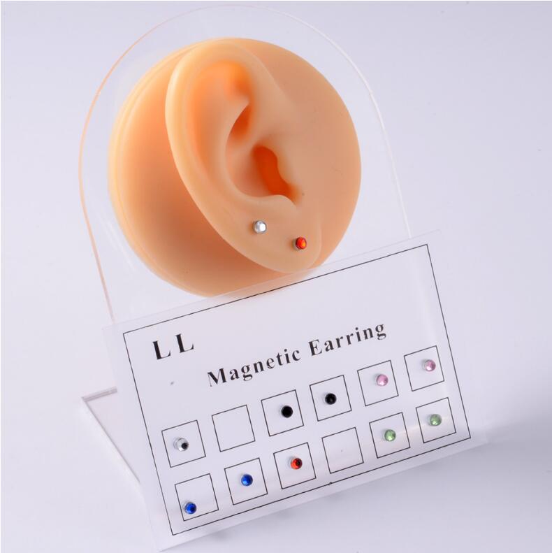Magnetic Material Material 1 Set Simple Style Geometric Magnetic Material Ear Studs