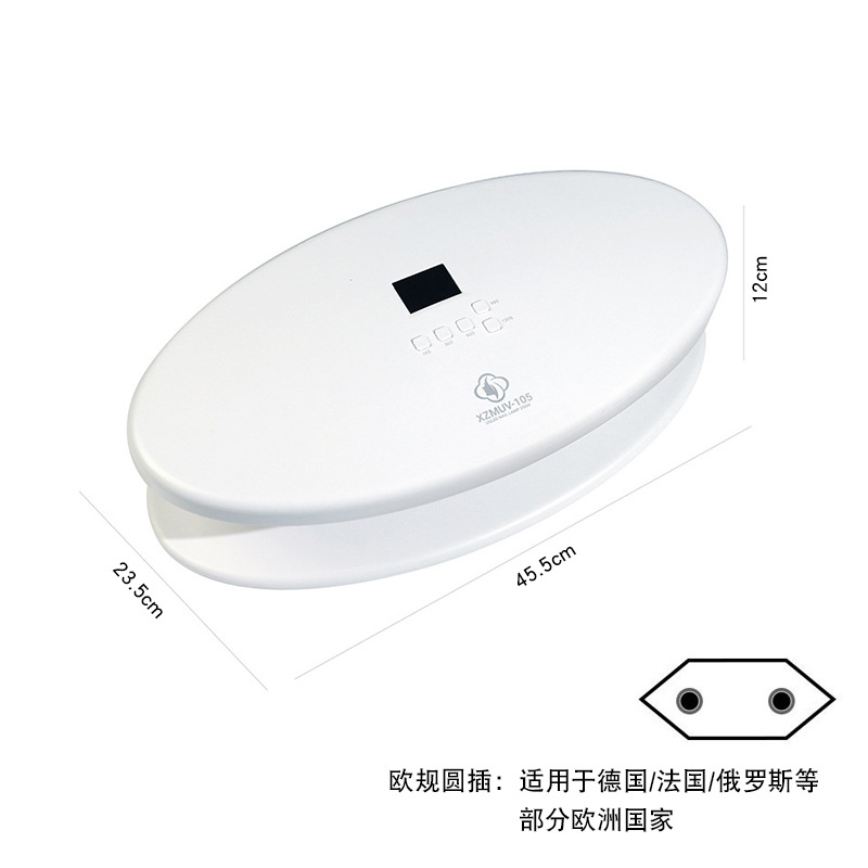 Lámpara de uñas portátiles de alta potencia 96 luces de uñas de doble fuente de luz, máquina de fototerapia de secado rápido 256W, lámpara de parrilla especial para uñas portátiles