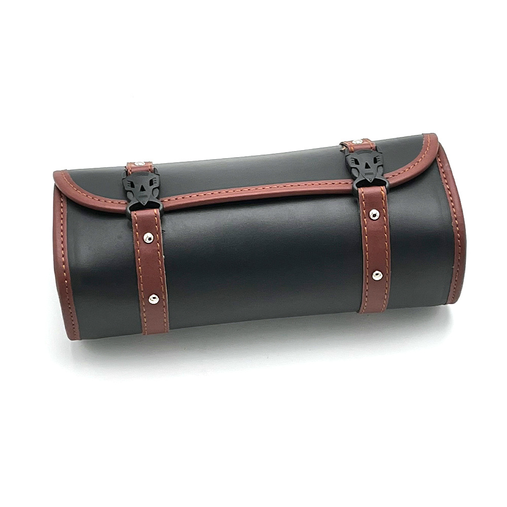 Motorcycle electric car head bag leather waterproof retro motorcycle bag battery riding kit factory direct sales