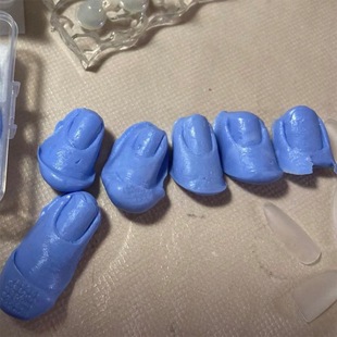Mold novice mud replication material nail art A sub-packed clay flip hand wholesale nail cover wear nail mold