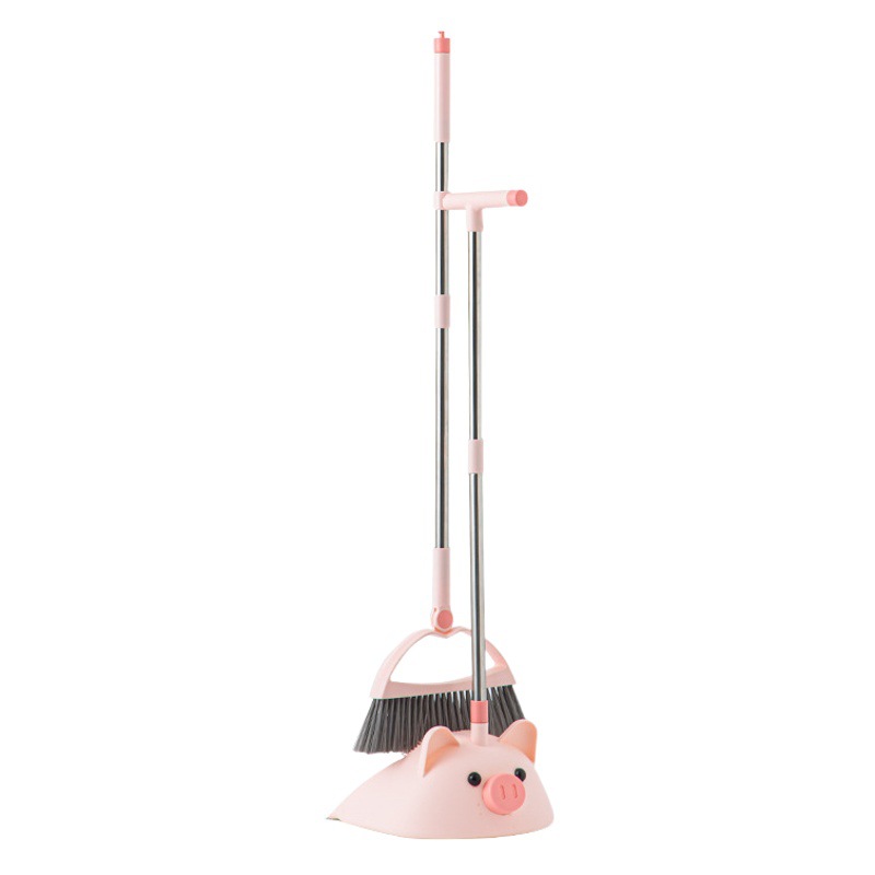 Household broom student cute dormitory broom suit combination non-stick hair aluminum alloy cleaning broom wholesale