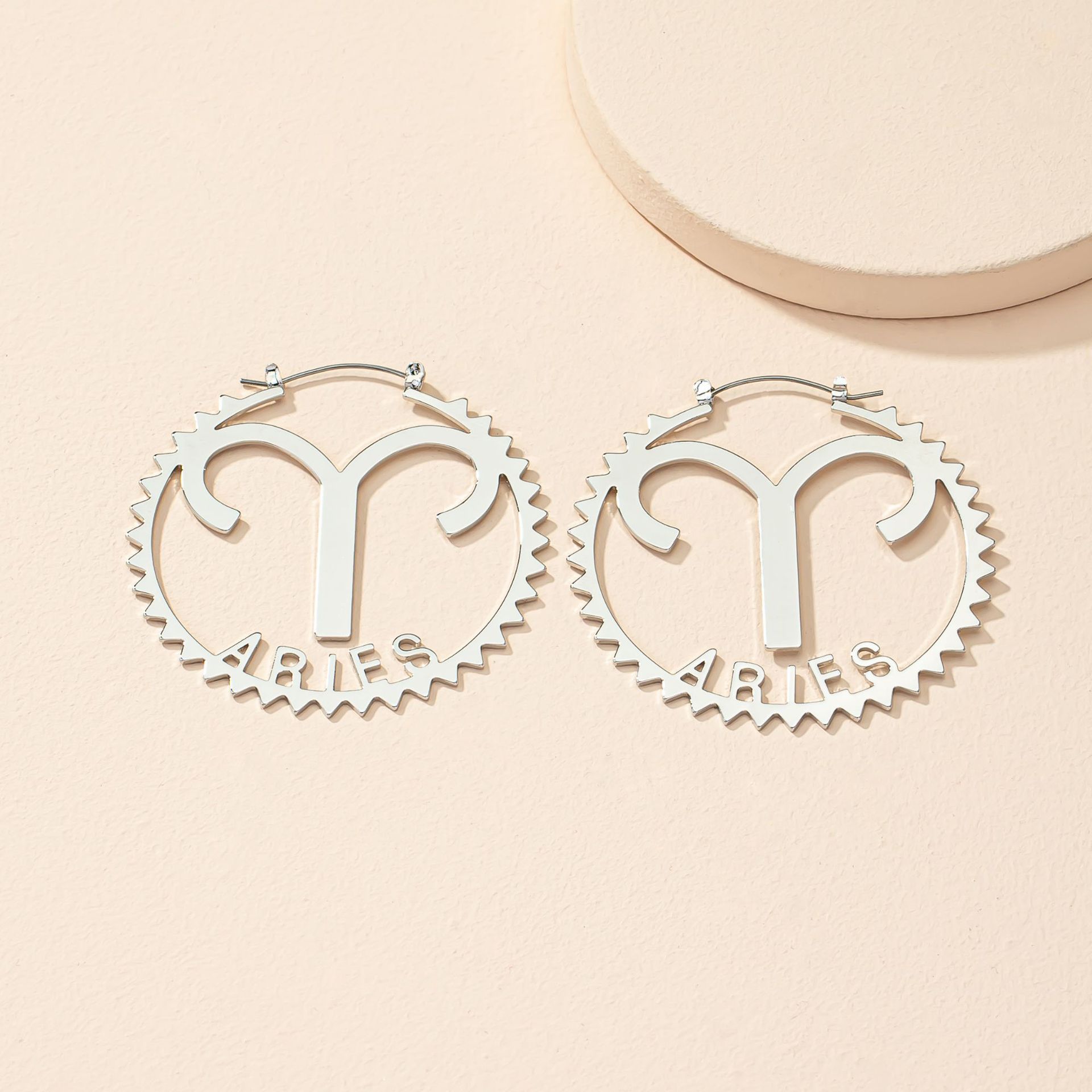 Fashion Constellation Iron No Inlaid Earrings display picture 1