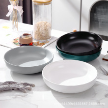 汤盘深盘陶瓷跨境爆品邮购现货批发菜盘碗碟家用汤圆盘餐厅深底盘