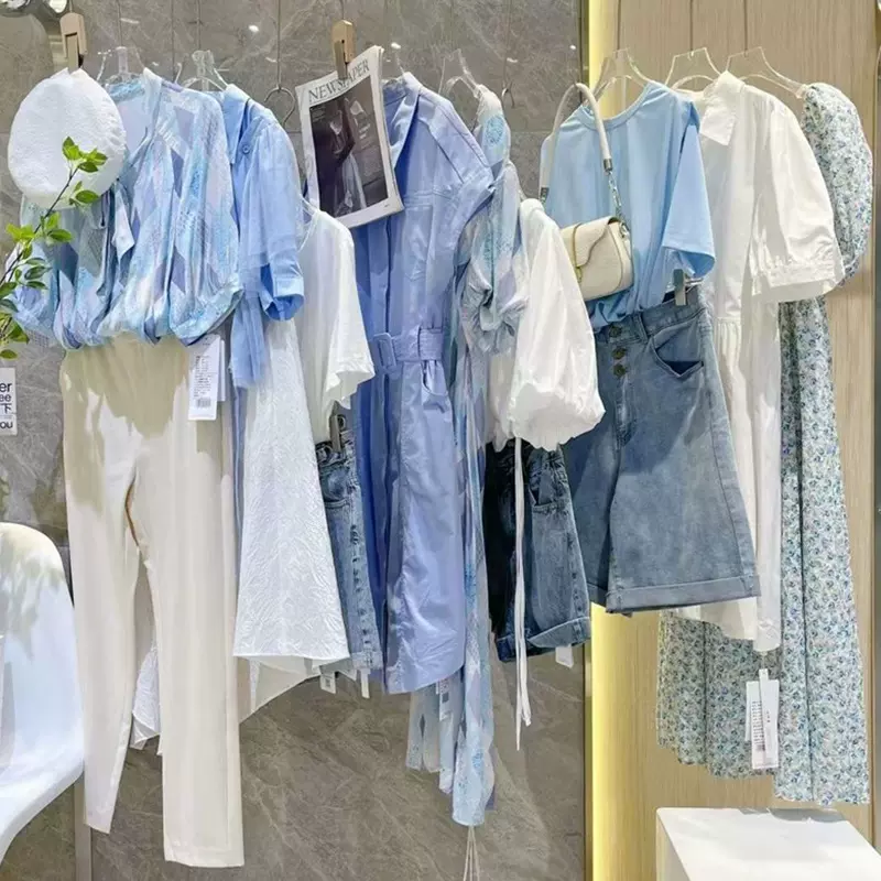 哈祥24夏喜轻奢牌子连衣裙套装杂款简约上衣裤裙走份品牌石井货源