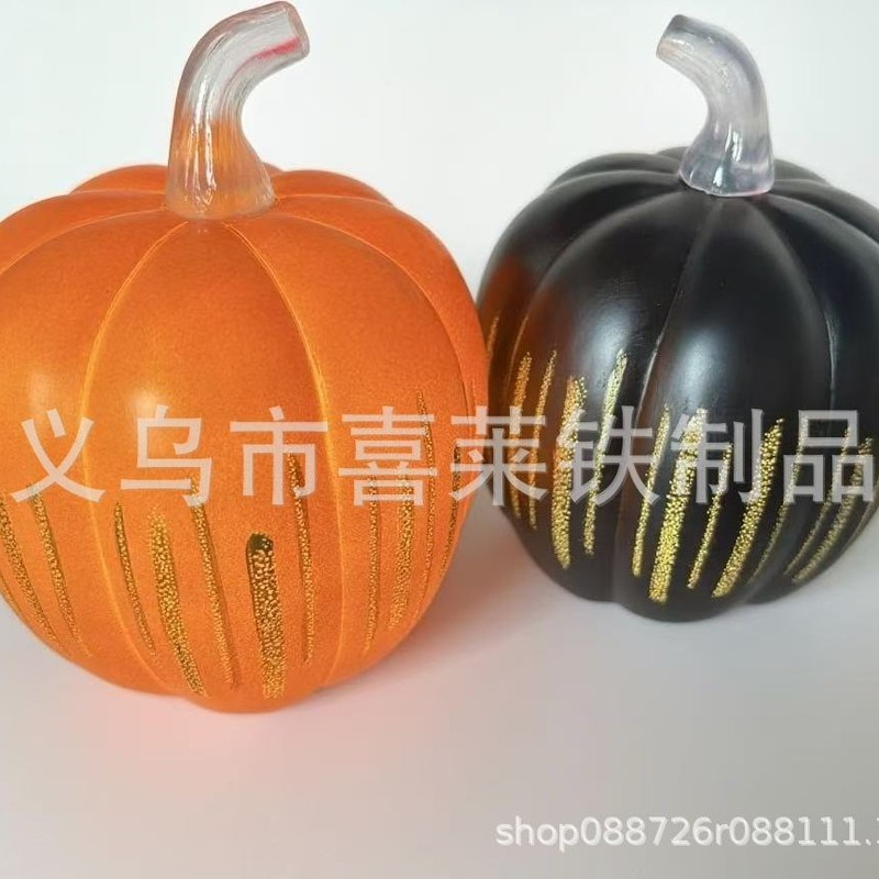 2025新品Twinkle Light Pumpkins 闪闪发光的南瓜万圣节装饰摆件|undefined