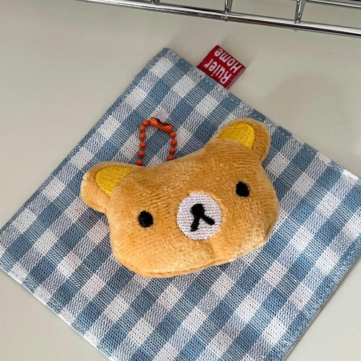 日本のリラックマかわいいぬいぐるみペンダント中世スタイル超かわいい学生バッグペンダント漫画ガールハートペンダント|undefined