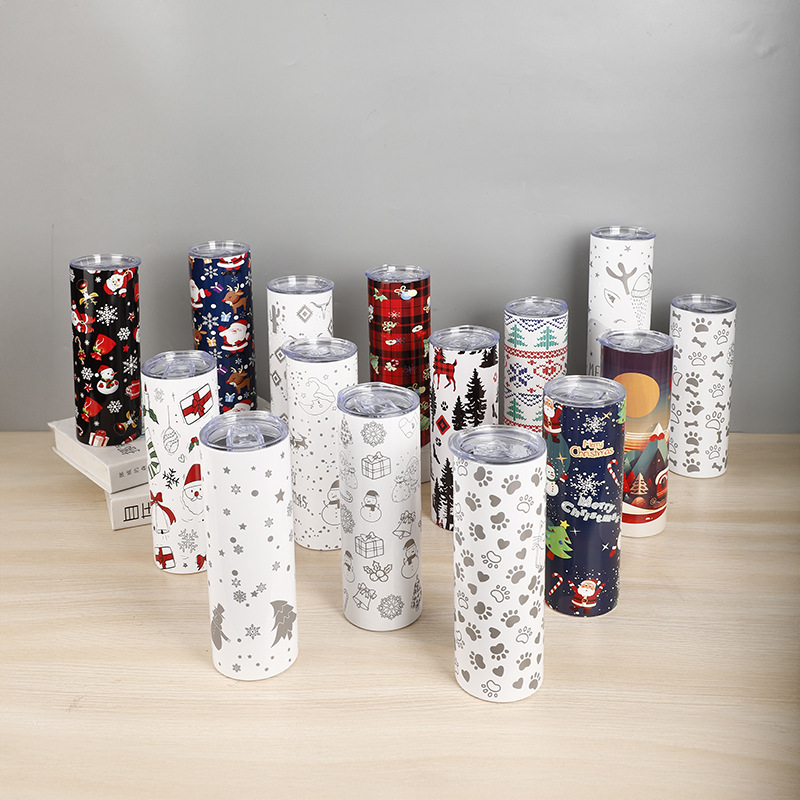 720g Weight Water Bottles Kitchen and drinking utensils Water Cup Event & Party Supplies 1 Piece Quantity Daily Occasion Stainless Steel Material Christmas Festival Cartoon Pattern Vacation Style Christmas Vacation Cartoon Stainless Steel Water Bottles 1 Piece 无