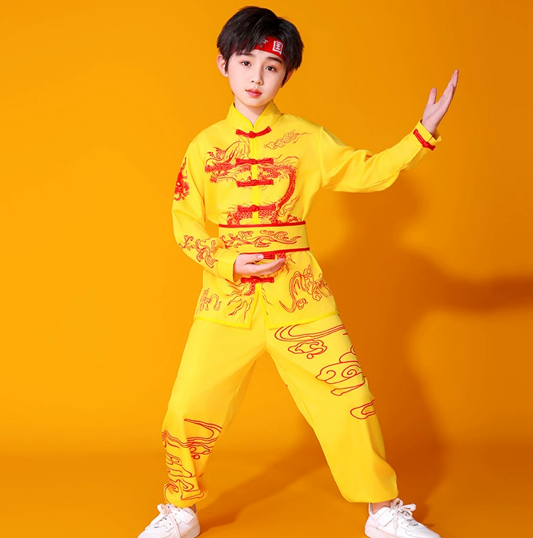 Suit for martial arts for elementary school students for training, Chinese style