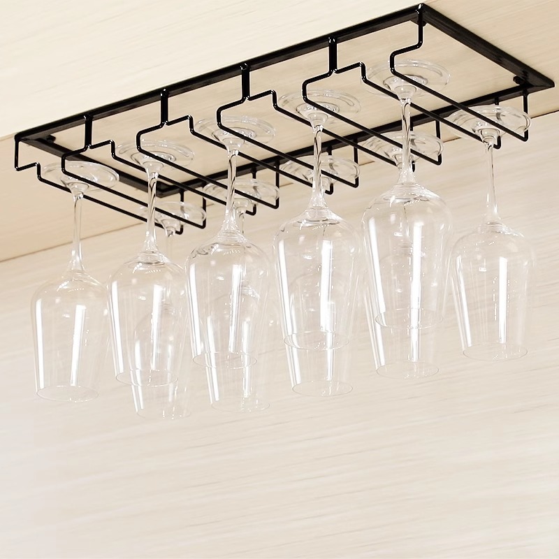 Wine glass rack inverted hanging high glass rack home hanging glass rack wine glass rack ornament light luxury high-end