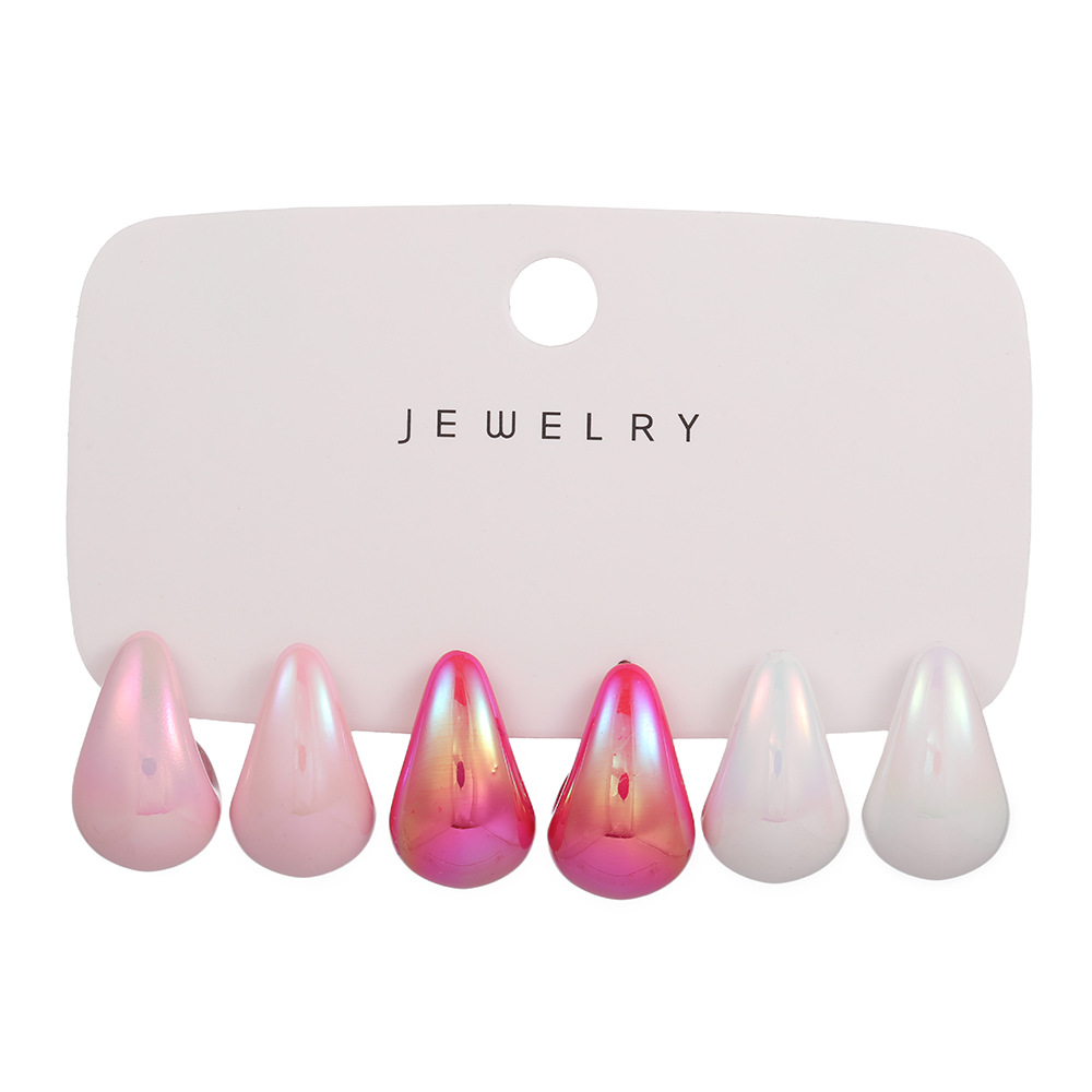 brand creative acrylic earrings drop-shaped