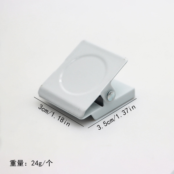 跨境糖果色强力磁吸夹子磁性冰箱贴彩色金属便签夹磁铁照片夹批发|undefined