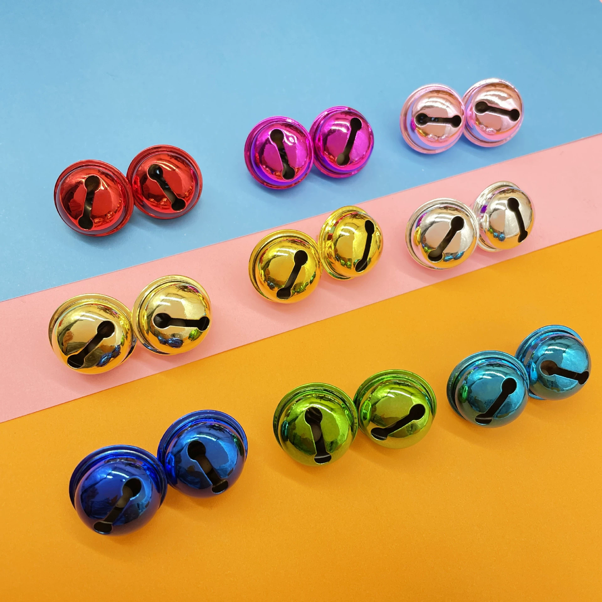 22 мм вакуумное покрытие металлический колокольчик diy ювелирные аксессуары