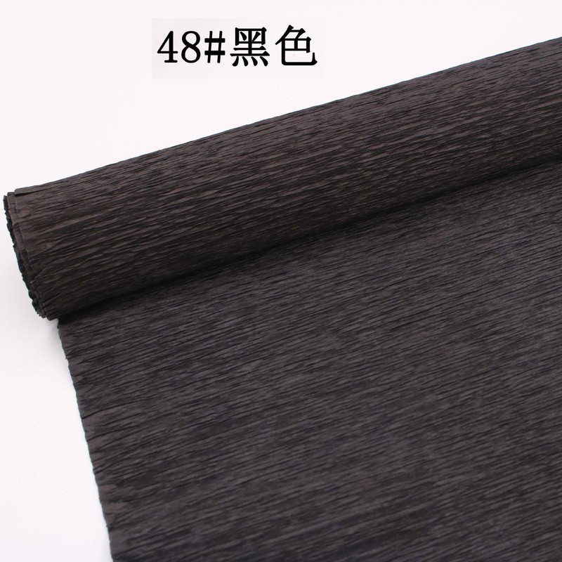 工厂直销跨境彩色皱纹纸褶皱卷边纸25cm*2.5m手工diy花艺制作材料|undefined