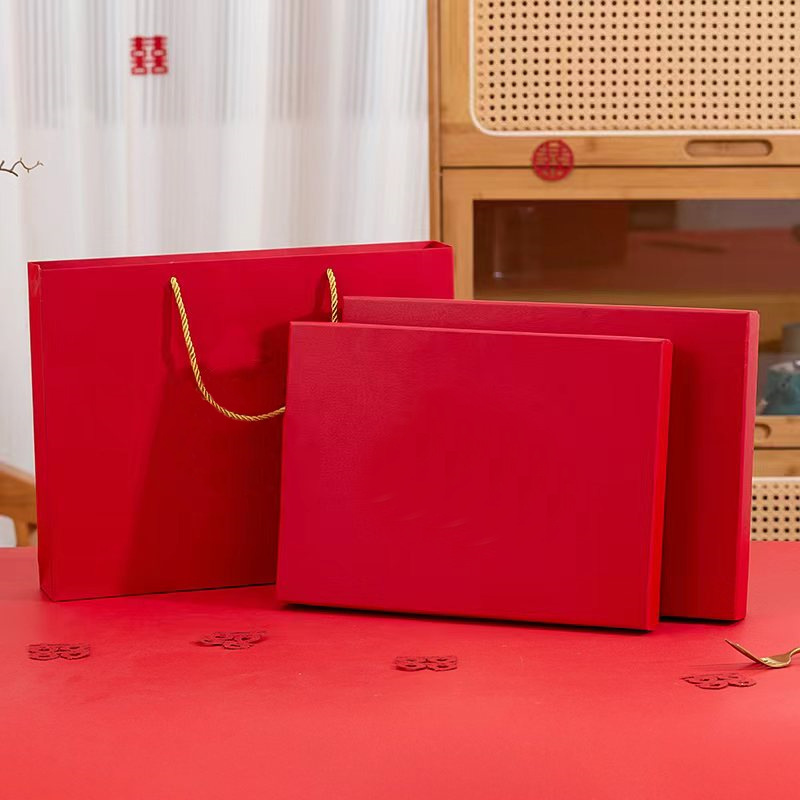 结婚礼盒团扇礼品包装盒 时尚天地盖围巾 丝巾创意礼物纸盒