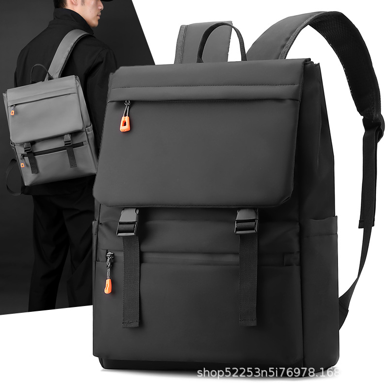 2025 New Model Men's Large Capacity Travel Laptop Bag Casual College Student Backpack Wholesale_voghion.com