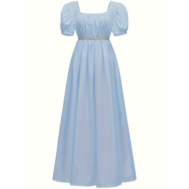 Victorian tea dress, Bridgerton-style regency dress, vintage court ball costume for role-playing Victorian tea dress, Bridgerton-style regency dress, vintage court ball costume for role-playing
