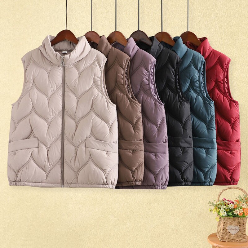 2025 New Style down Cotton Jacket for Women, Lightweight Short Loose Korean Version Thickened Plus Size Versatile Vest Jacket for Women 2025 New Style down Cotton Jacket for Women, Lightweight Short Loose Korean Version Thickened Plus Size Versatile Vest Jacket for Women