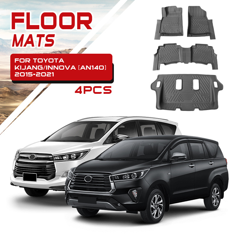 Adecuado para Toyota Innova Kijang, timón derecho, alfombrilla especial para automóvil, alfombrilla impermeable 5D TPE