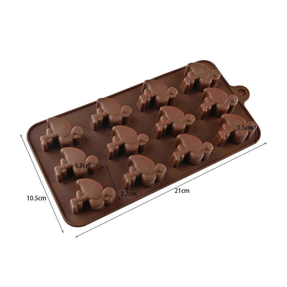 Molde de Silicona para Chocolate DIY, Multiuso con Formas de Dibujos Animados para Repostería