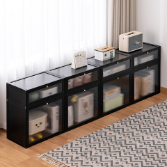 出窓キャビネット、バルコニー収納キャビネット、日よけ壁一体型畳雑貨収納キャビネット、収納ラック、空間利用