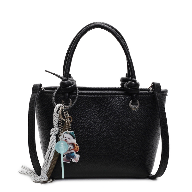 Bolso de cubo portátil para mujer, nuevo bolso de mensajero de textura salvaje 2025, bolso de canasta de verduras de moda retro de alta gama