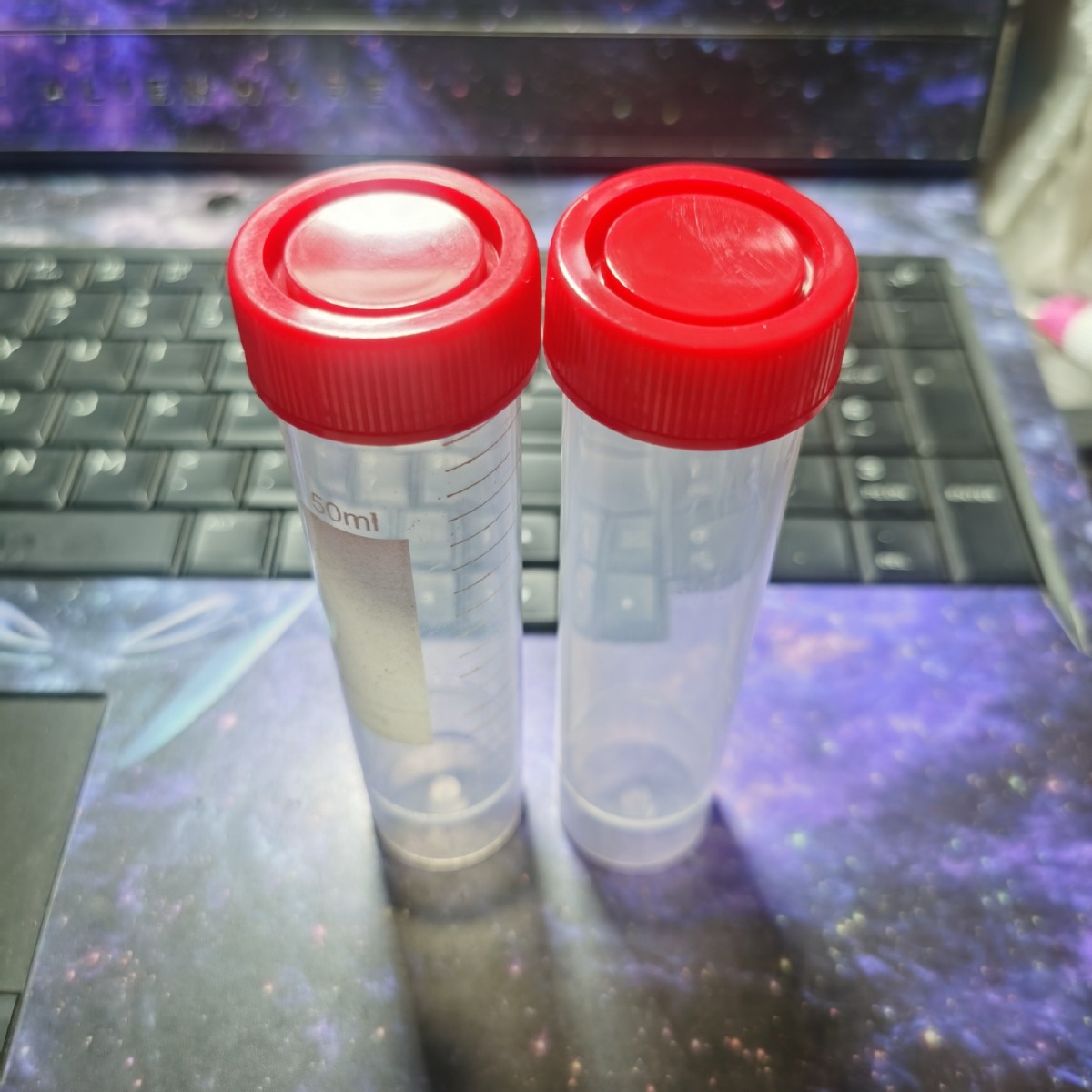 10ml30ml50ml采样管一次性样本采集管供应塑料平底螺口采样管