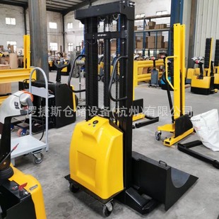 Non-standard reel stacker rubber roller lifting handling plastic film reel feeding printing matching stacker forklift