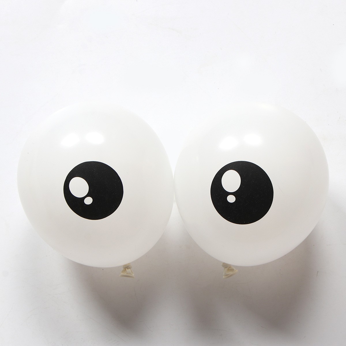 Customizado 5 pulgadas globo de grosor decoración de boda al por mayor balón objetivo de fiesta de cumpleaños decoración de accesorios de ojos set