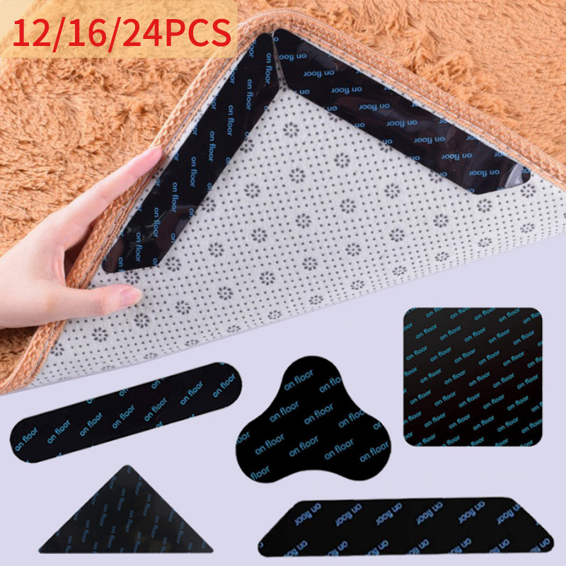 地毯固体贴粘胶亚马逊PU固定贴双面胶粘贴防滑梯形贴胶贴无痕