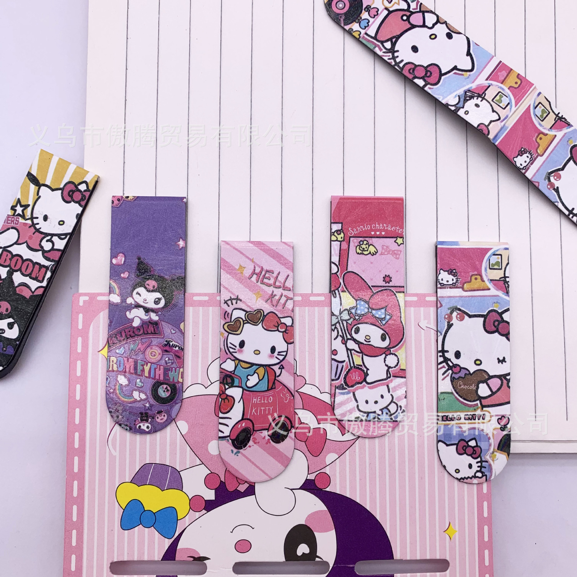 Comercio exterior nuevo Sanli Xiaoxi pulverización marcadores magnéticos de dibujos animados de alto valor de cara Kulomi Melotti marcadores plegables de doble cara