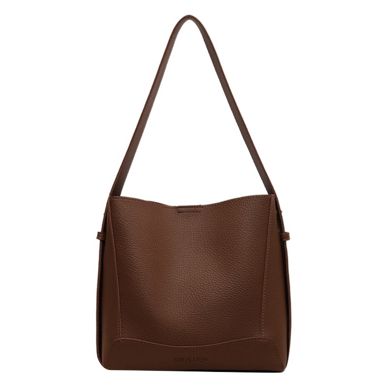 Bolso de gran capacidad para las axilas de cercanías 2023 otoño e invierno nuevo bolso de mujer de moda bolso de hombro de todo fósforo bolso de cubo de moda Retro