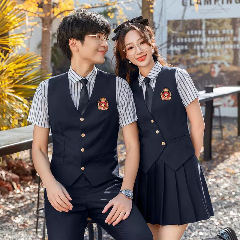jk униформа в стиле преппи, костюм для мужчин и женщин, рабочая одежда для учителей детского сада, жилет, плиссированная юбка, студенческая одежда для выступлений хора