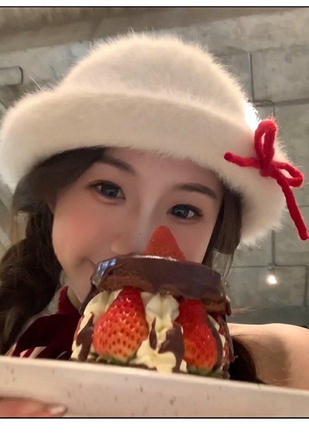 Sweet Plush Pot Autumn/Winter Bow Flip over Eaves Warm Fisherman's Versatile Ins Gold Top Hat Shows Small Face_viptrois.com