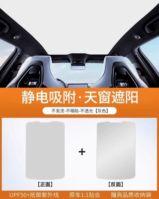 Electrostatic Adsorption for Qiyuan — Sun shade - silicone-electrostatic-adsorption-dark-blue-sl03-original-car-beige