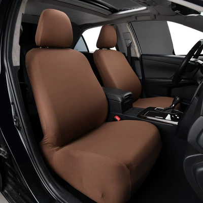 ride-sharing vehicles, waterproof, suitable for | Universal seat cover - brown-front-seat-cover-type-a-1-piece-universal-one-size-fits-all