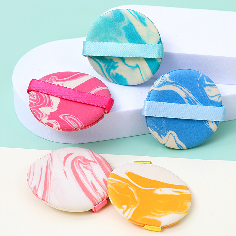 Transfronteriza personalizada de doble color cojín de aire polvo de polvo no comer polvo de impresión de cojín de aire de tres colores LOGO herramientas de maquillaje al por mayor