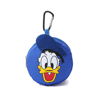 New Cartoon Round Bag Creative Coin Purse Mini Small Storage Bag Popular Key Bag Headphone Bag Trendy Brand