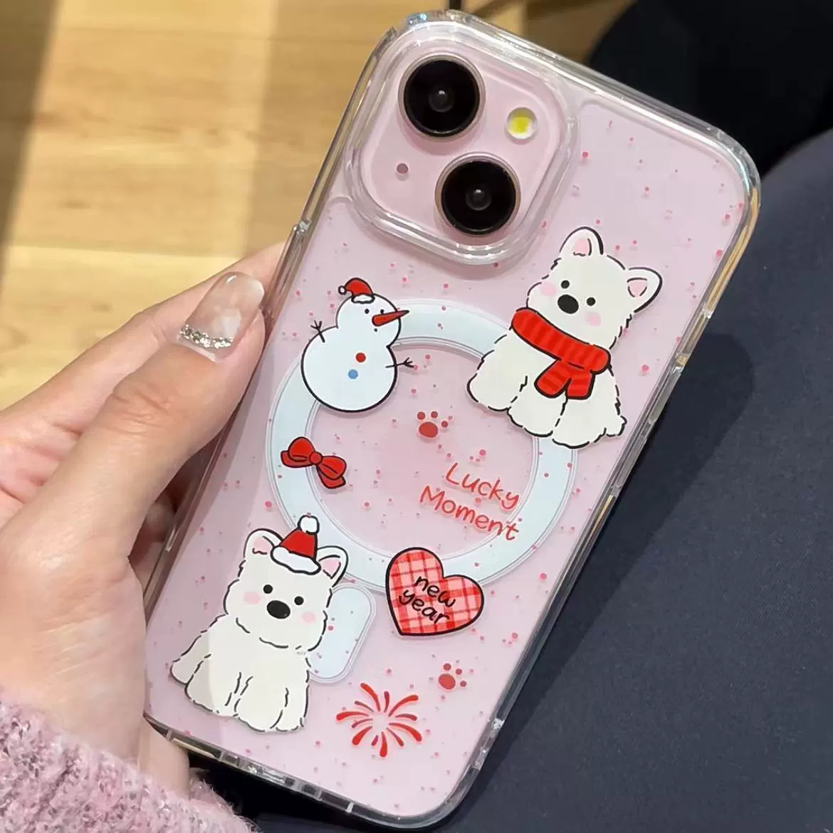 Эппл, празднично совместимый шарф, iPhone16, чехол для телефона, 16promax, 14/13/12/11