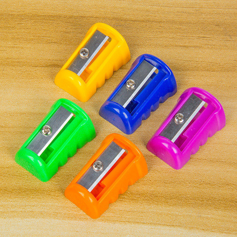 Gezhihappy PS1010 mini simple pequeño manual sacapuntas estudiante solo agujero sacapuntas plástico sacapuntas