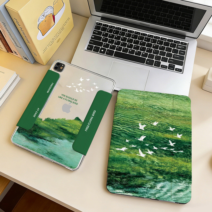 Suitable for Ipad10.2 Protective Case Air10.9 Double Buckle Pro11 Magnetic Detachable Multi-Fold Case 3Y Acrylic Suitable for Ipad10.2 Protective Case Air10.9 Double Buckle Pro11 Magnetic Detachable Multi-Fold Case 3Y Acrylic